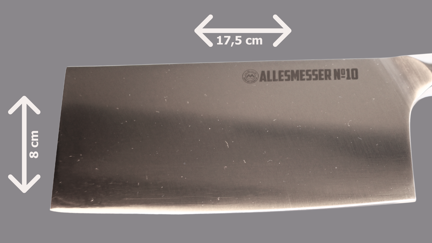 Allesmesser No 10 - Hochwertiger Stahl & Asiatische Form