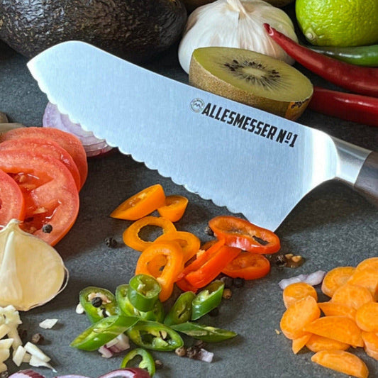 Allesmesser Nummer 1 Holzgriff braun Chilli